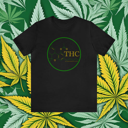 THC Molecule Logo Tee